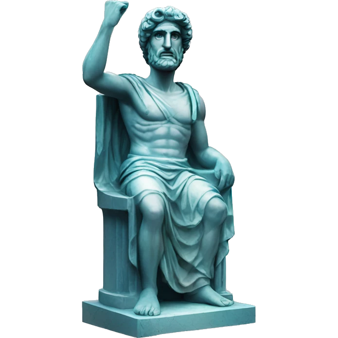 greec statue holographique emoji