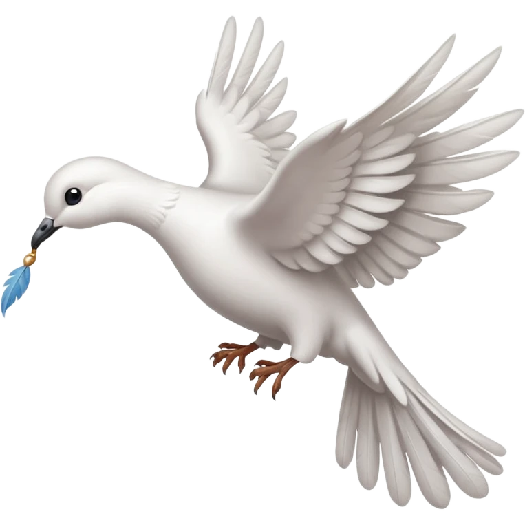 a dove's tail emoji