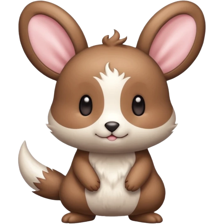 Teddiursa-Bunnelby-Minccino-fusion  emoji