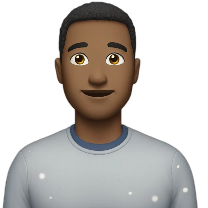 Snowing emoji