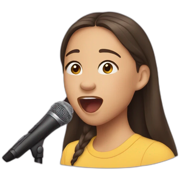 olivia rodrigo singing emoji