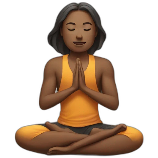meditation emoji