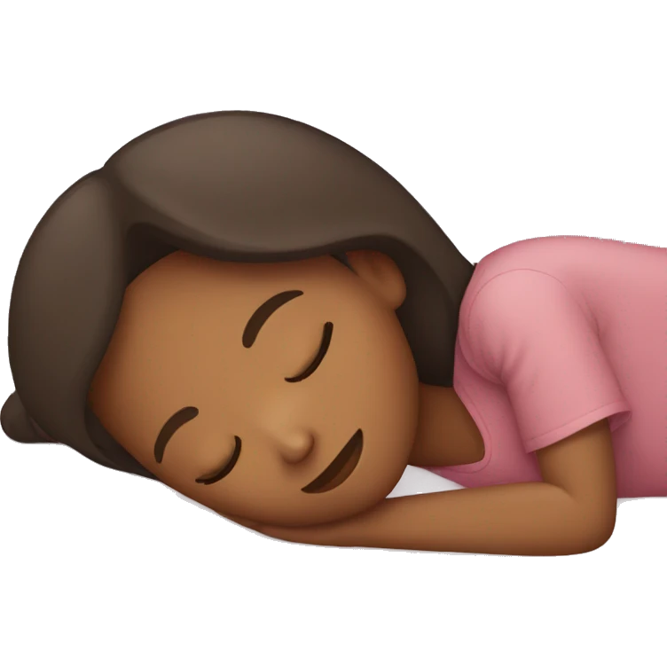 Girl sleeping  emoji
