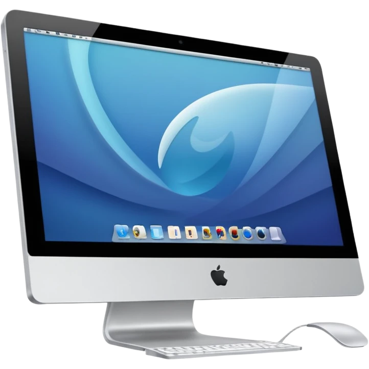 an Apple iMac emoji