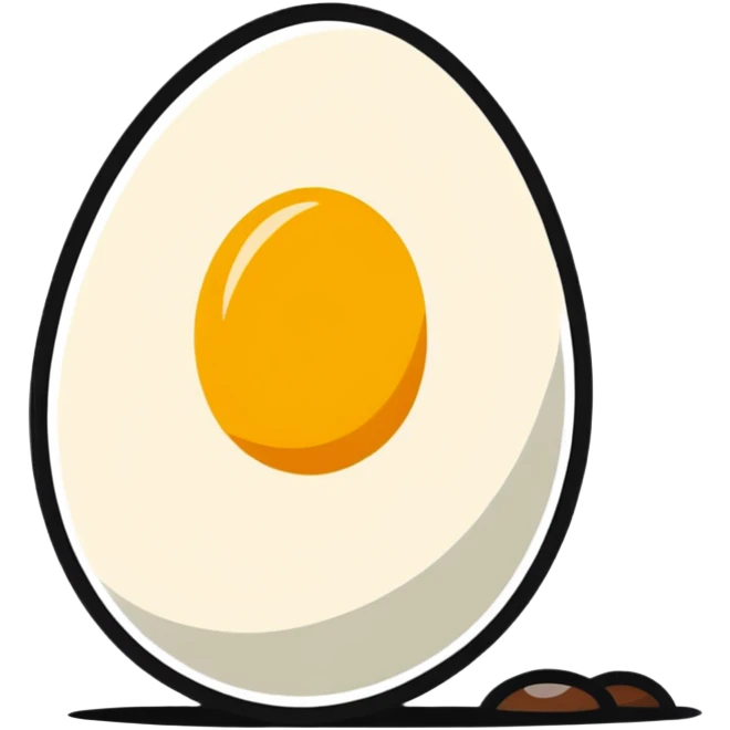 soft boiled egg emoji
