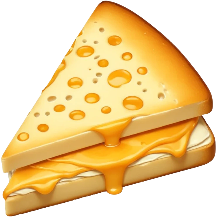 baked triangular cheese sandwich emoji
