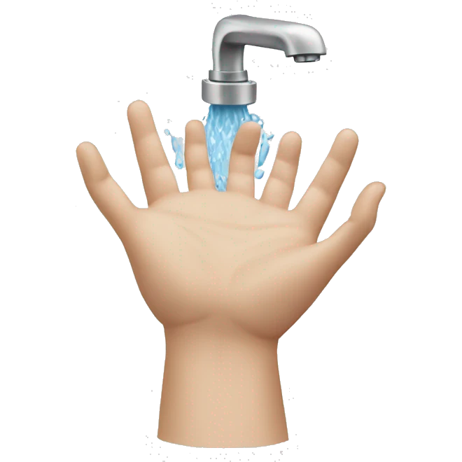 wash hands emoji