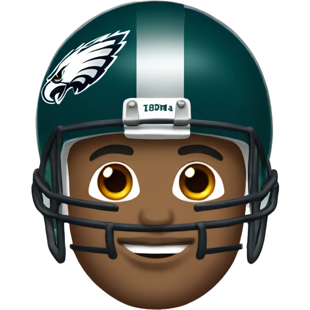 philadelphia eagle offensive lineman football emoji