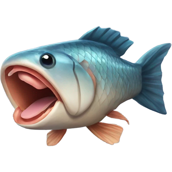 Fish tongue emoji