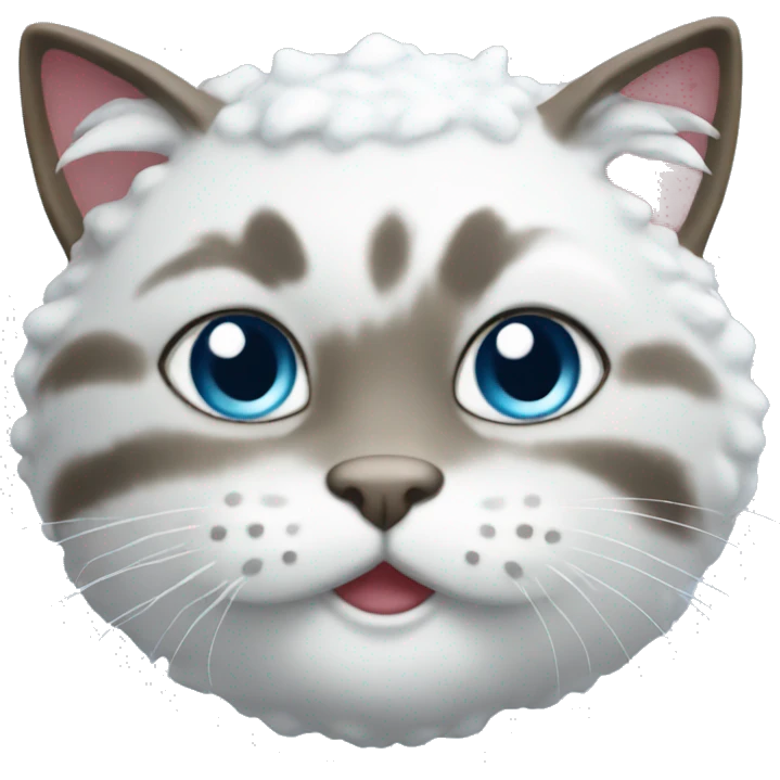 Snow cat emoji