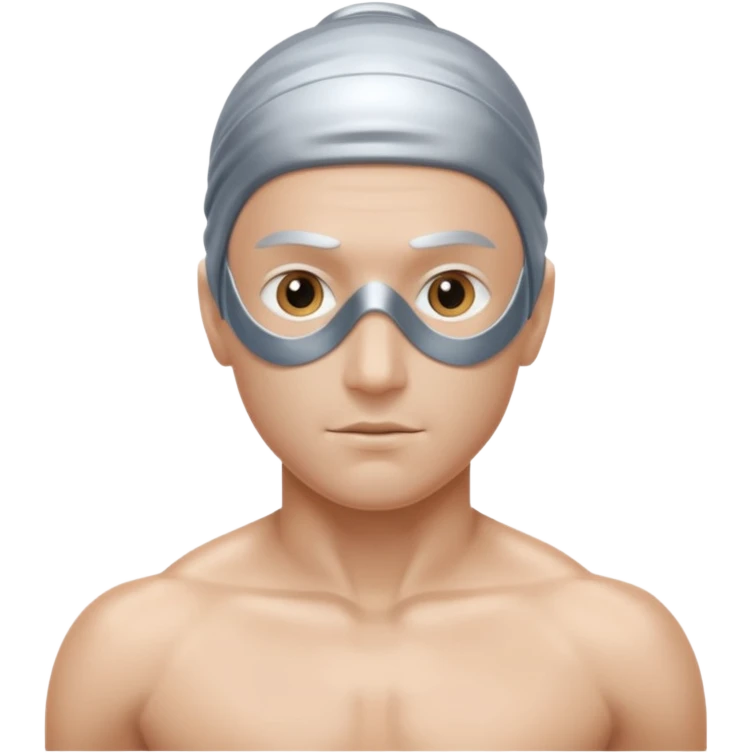 Nadador de prata emoji