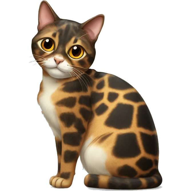 Tortoise shell cat emoji