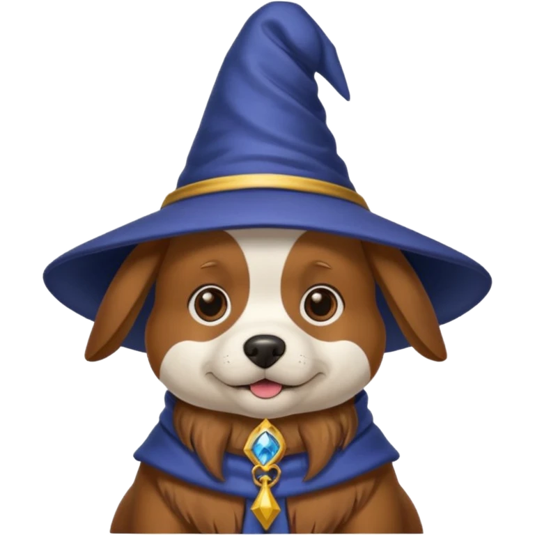Dog wizard emoji