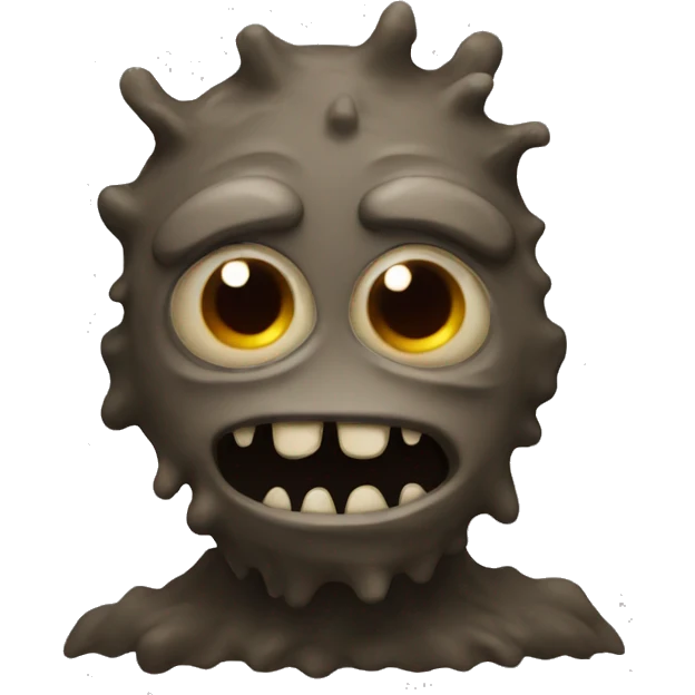 Mud monster  emoji