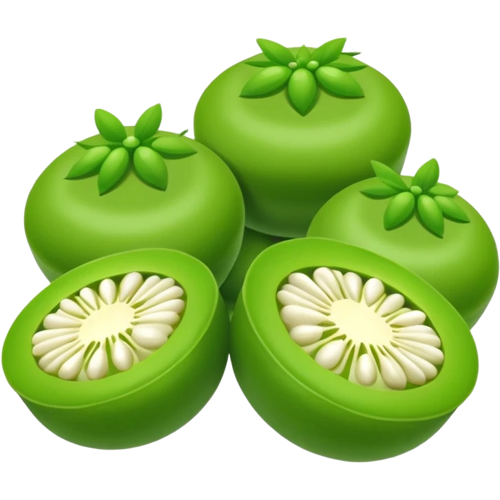Sweet Panda Wasabi Pea emoji