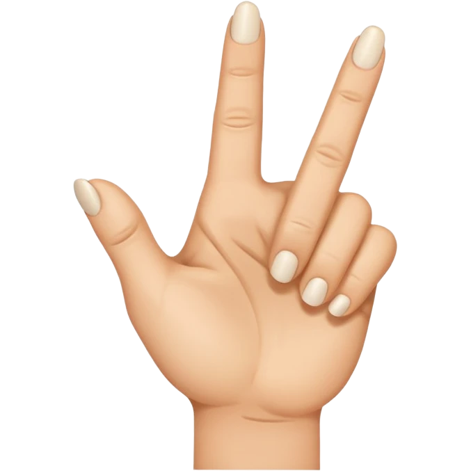 Middle finger emoji