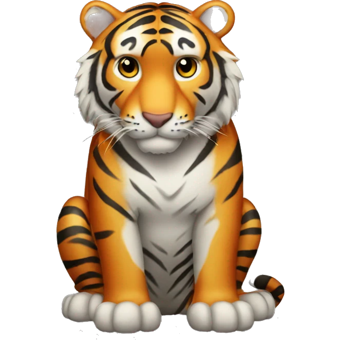 full body tiger emoji