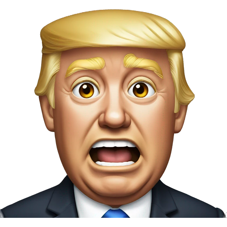 Trump cries emoji
