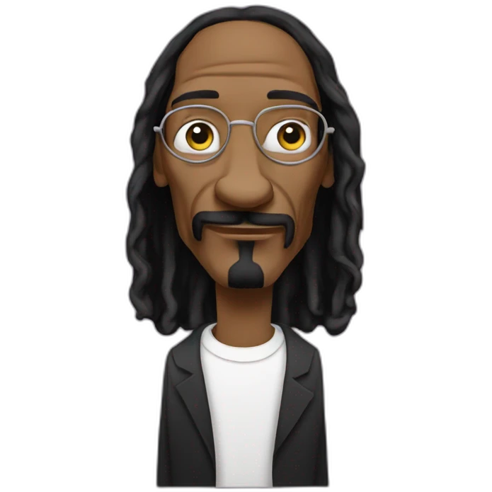 Snoop Dogg with a Blunt  emoji