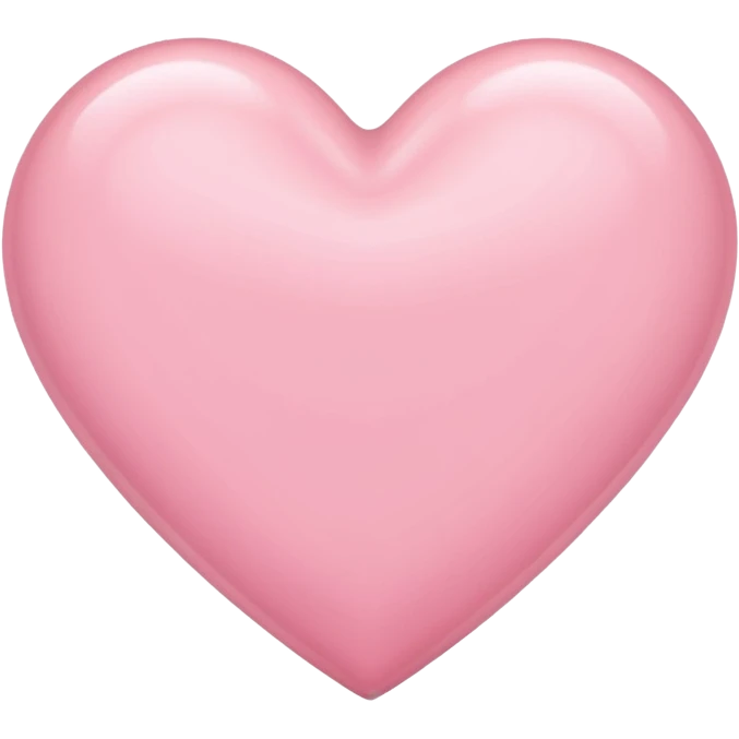 light pink heart emoji