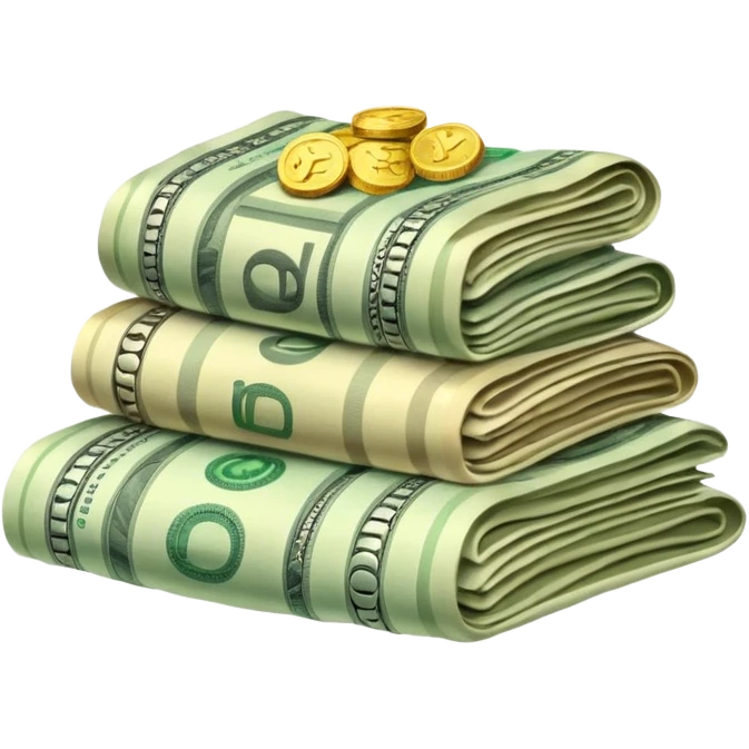 MONEY UNDER THE BLANKET emoji