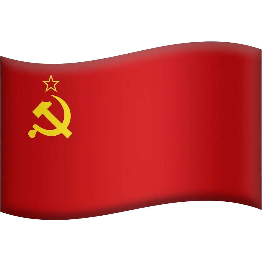 Flag of Soviet emoji