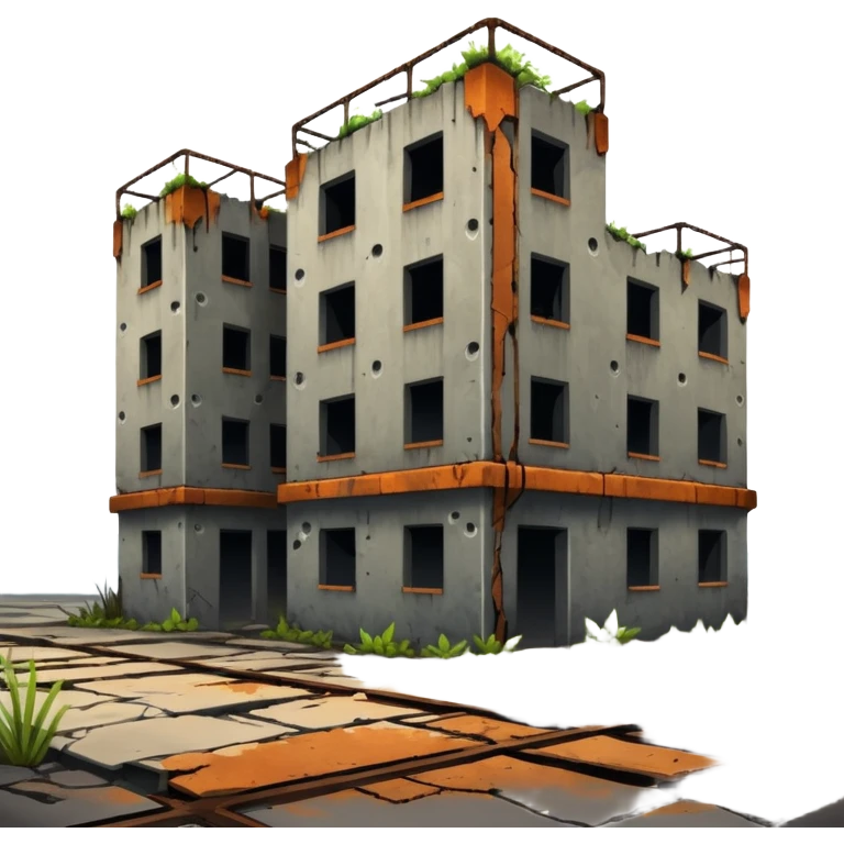 Dystopian Apocalyptic Aesthetic Scenery Deco emoji