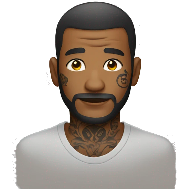 Man with tattoos  emoji