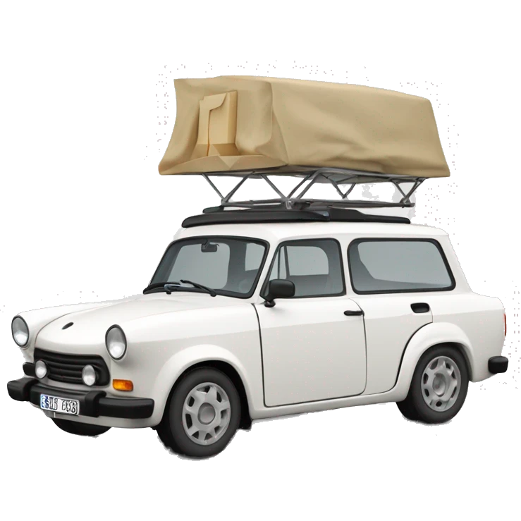 Trabant 601 Kombi weiß  emoji