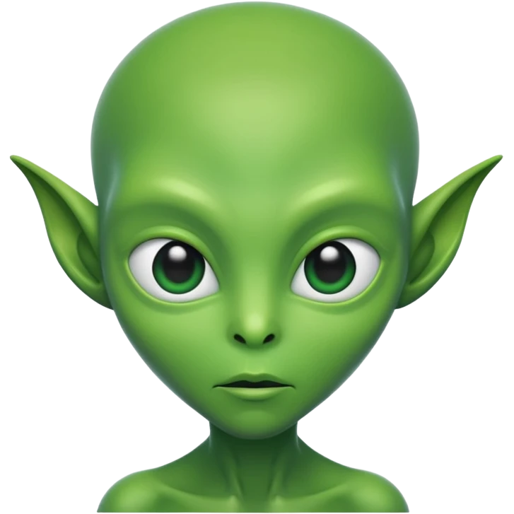 alien green emoji