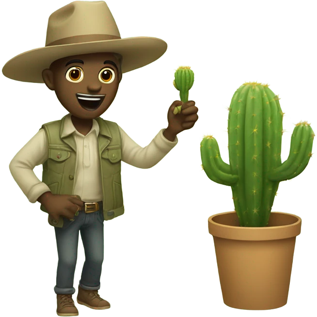 Cactus Juggler emoji