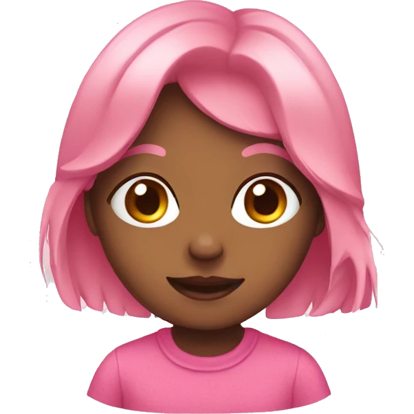 Pink girl emoji