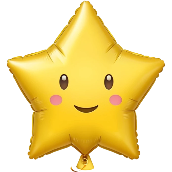 ballon yellow star emoji