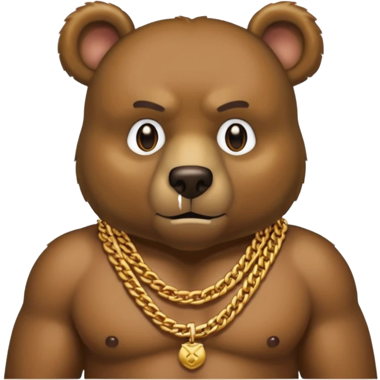 kanye west bear swears profusely emoji