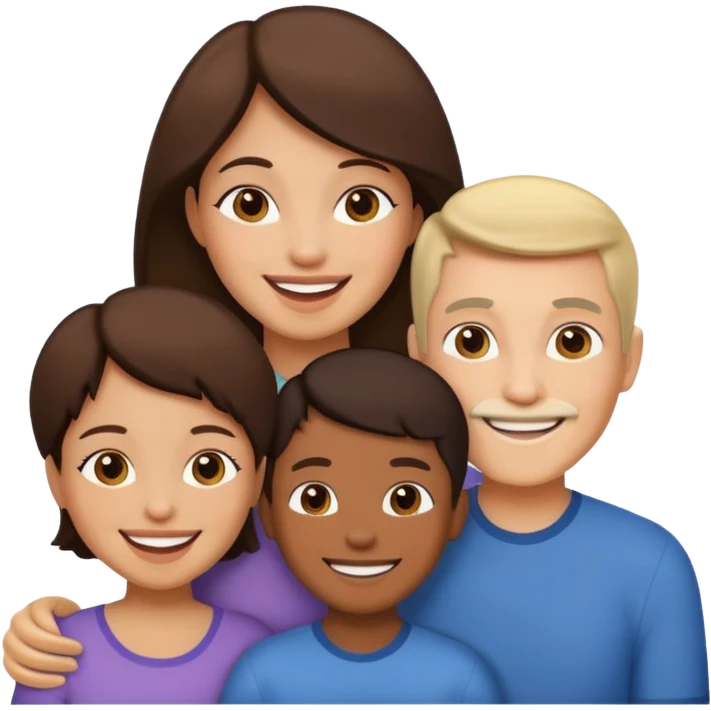 Happy family emoji