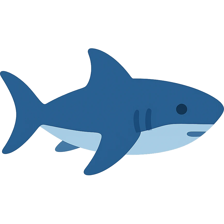 Shark emoji