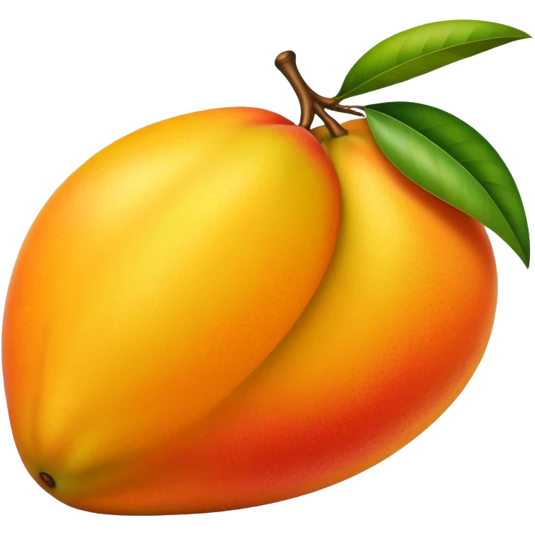 ripe juicy mango fruit emoji