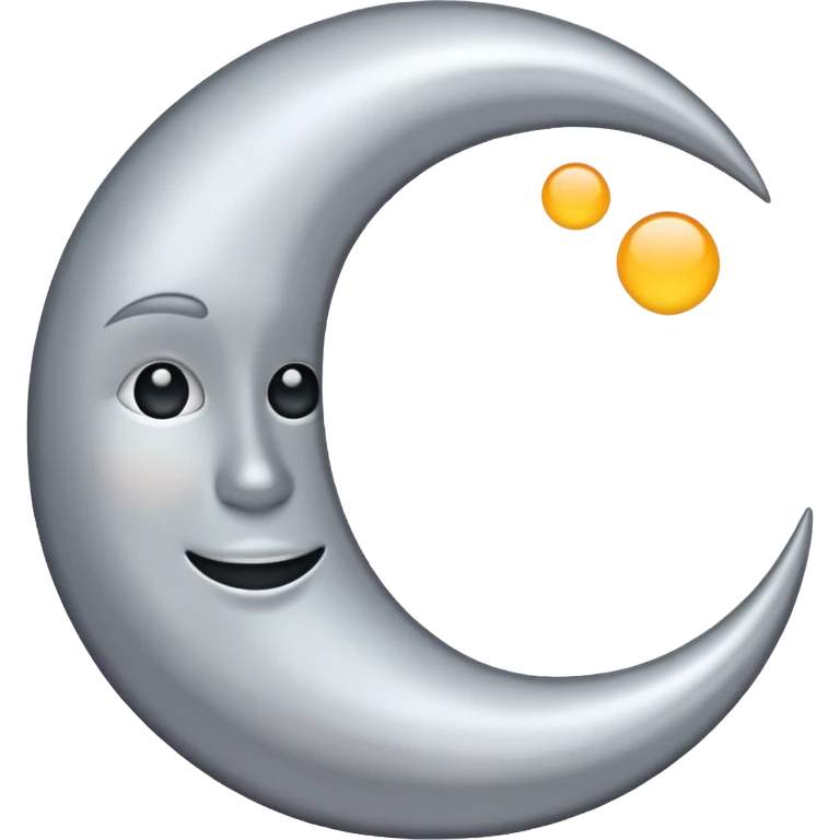 half moon emoji