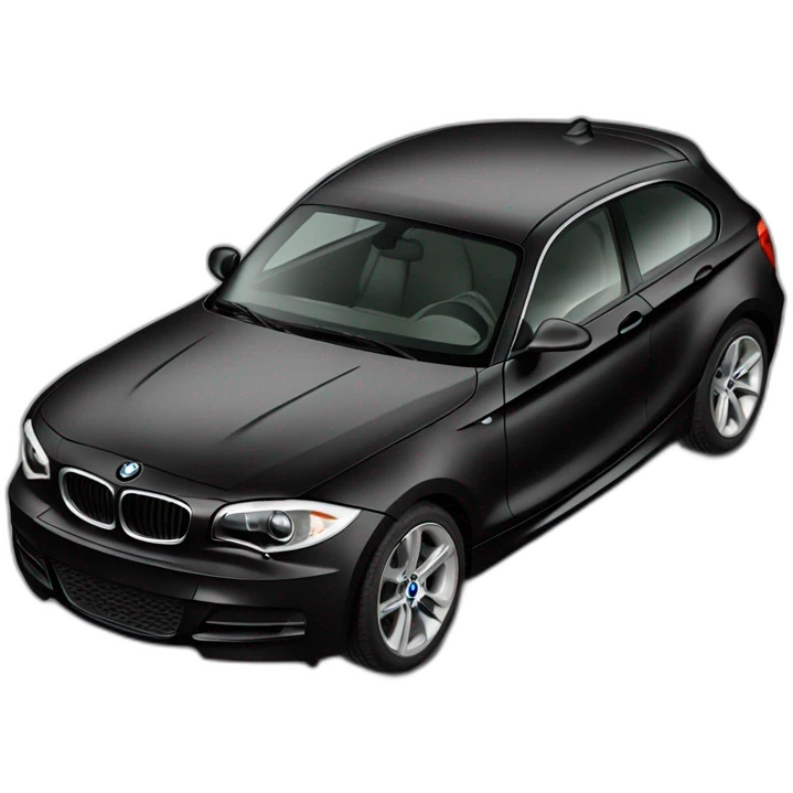 bmw serie 1 negro  emoji