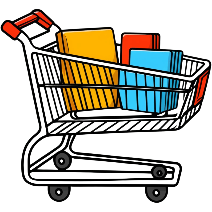shopping cart emoji