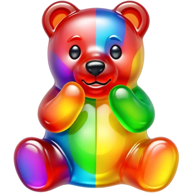 rainbow gummy bear emoji
