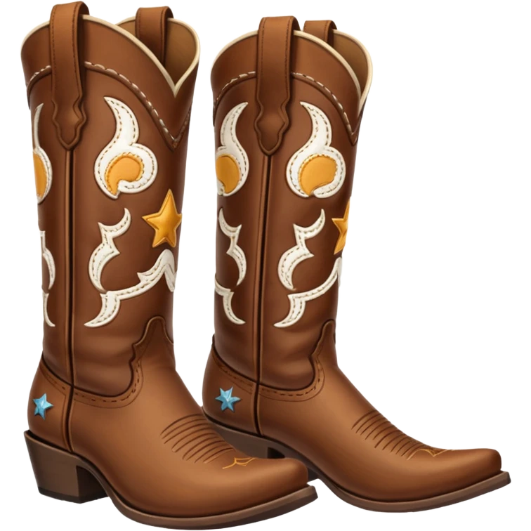 Cowboy boots emoji
