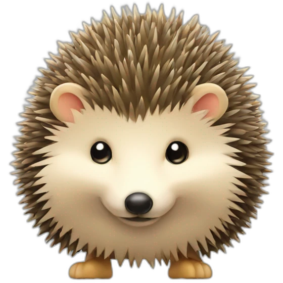 hedgehog with circuit design emoji