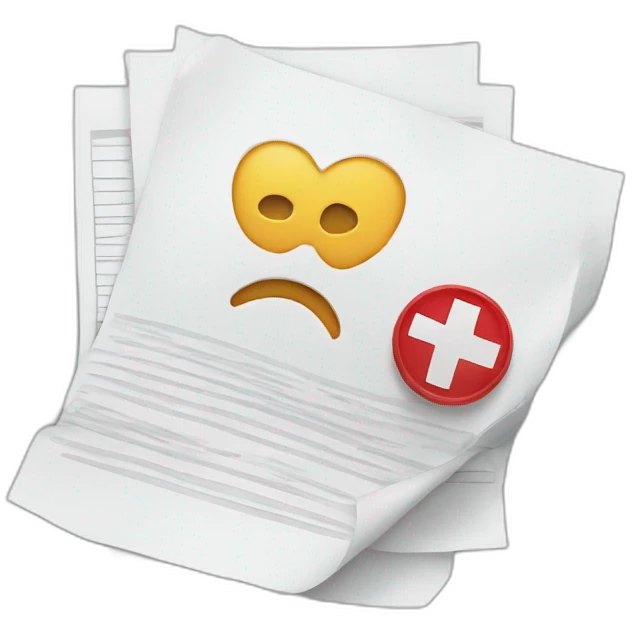 medical report emoji
