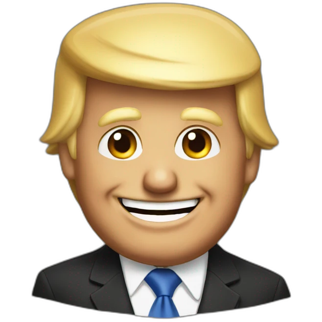 trump smiling emoji