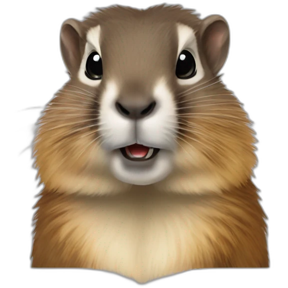 Marmotte avec louttre emoji
