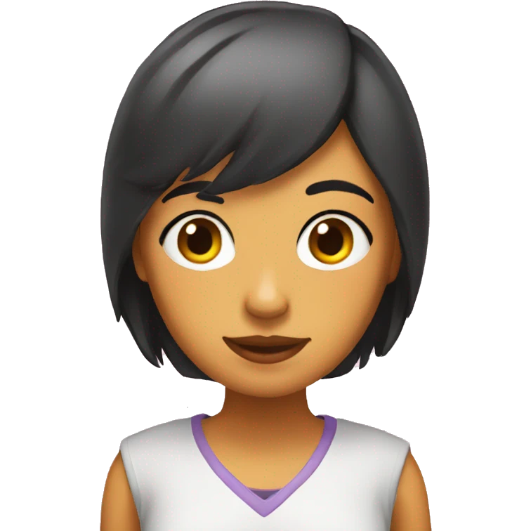 Chica contenta  emoji