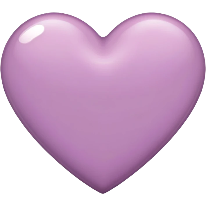 mauve heart  emoji