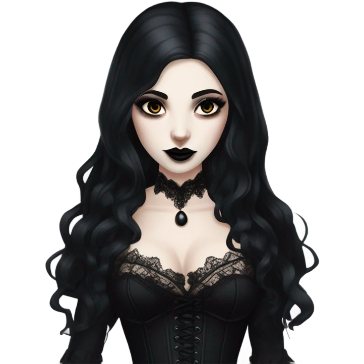 Hyper Realistic photo of a Goth victoria secret model vampire  emoji