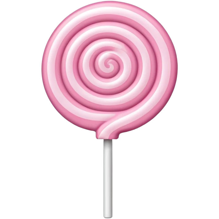 Pale pink lollipop  emoji